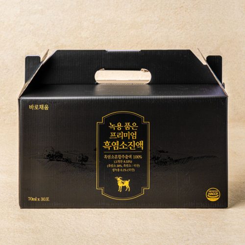 녹용 품은 프리미엄 흑염소 진액 4박스 선물세트