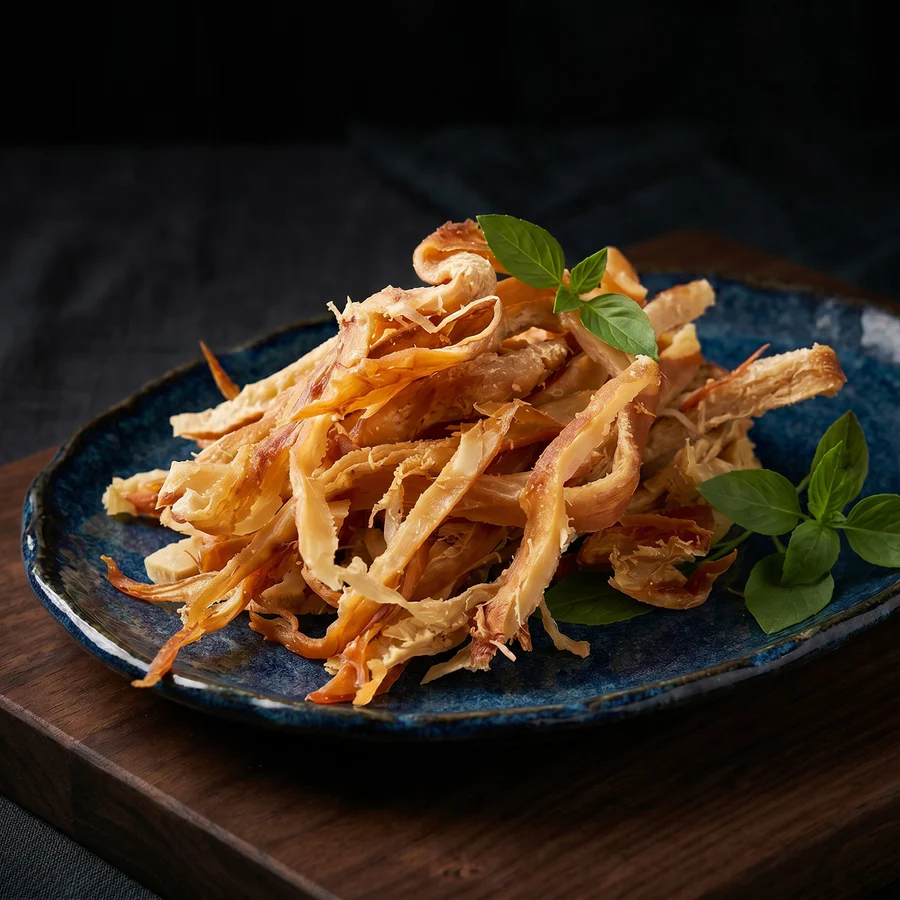 Dried BBQ Squid Chips 7oz. 바베큐 오징어 (200g)