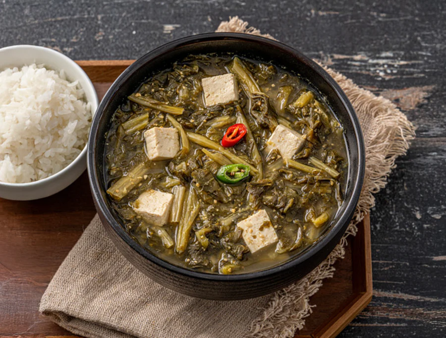 시래기 된장국 DOENJANG SOUP WITH DRIED RADISH GREENS_17.6oz(500g) - 이미지 4