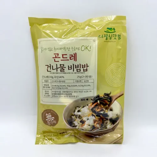 Gondre Vegetable Bibimbap Mix 곤드레 산채 비빔밥 건나물 믹스 0.8oz (25g)