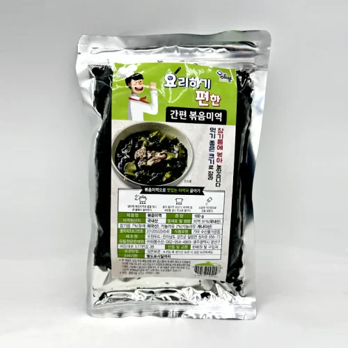Ready-to-Cook Seasoned Seaweed Stir-Fry Mix (간편 볶음 미역) 3.5oz (100g)