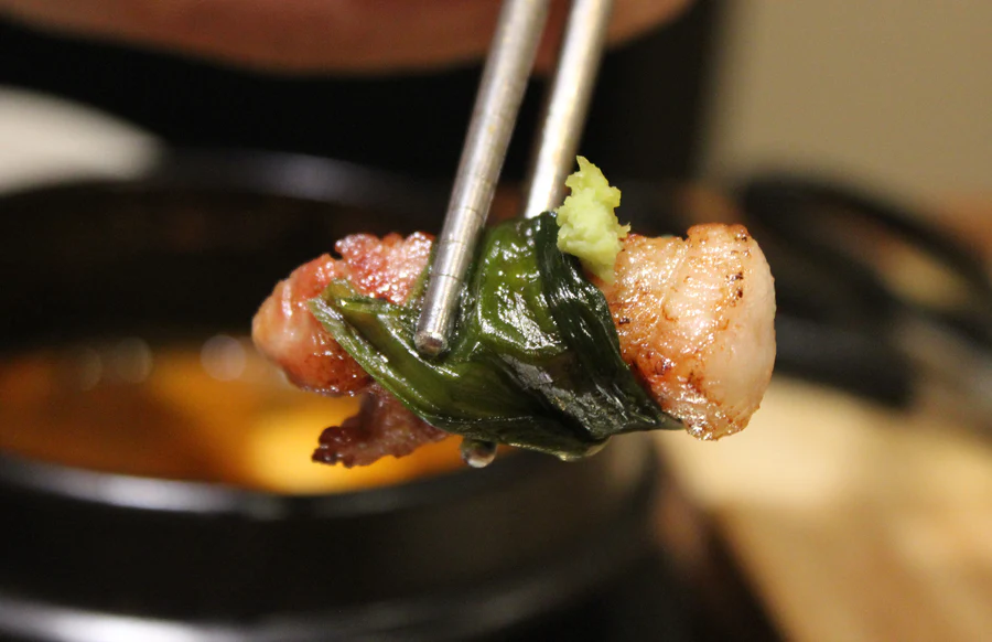 명이나물 절임 PICKLED WILD GARLIC LEAVES 12.3oz(350g) - 이미지 2