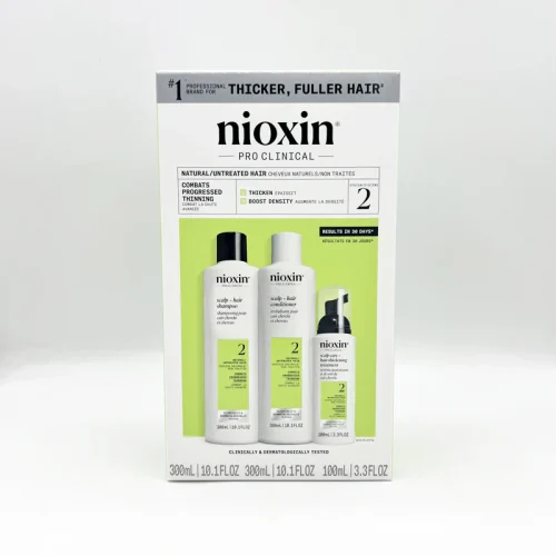 Nioxin System 2 나이옥신 시스템 2 – 10.1oz + 10.1oz + 3.38oz