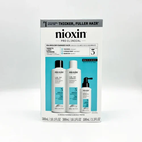 Nioxin System 3 나이옥신 시스템 3 – 10.1oz + 10.1oz + 3.38oz