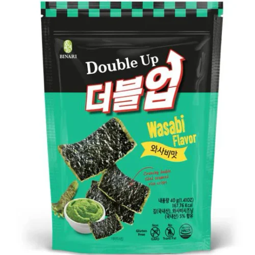 김부각 - 와사비맛 Seaweed Snack - Wasabi_1.4oz(40g)