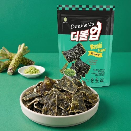 와사비맛 김부각 Seaweed Snack - Wasabi_1.4oz(40g)